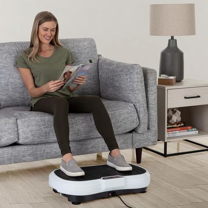 Vibration Plate Exercise Machine - Vibrating Platform with Adjustable Speed and