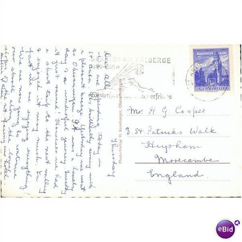 Germany Postcard 1961 - Oberammergau