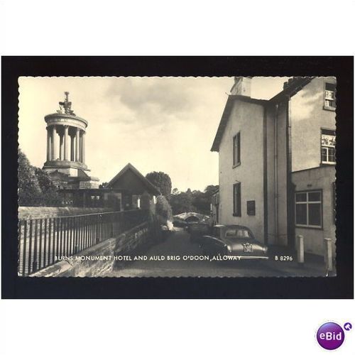 Ayrshire ALLOWAY Burns Monument Hotel Postcard by Valentine (B8296)