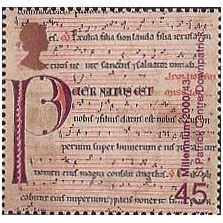 GB 2000 Spirit & Faith 45p Latin Gradual Unmounted Mint NHM SG 2172 Sc1932 stamp