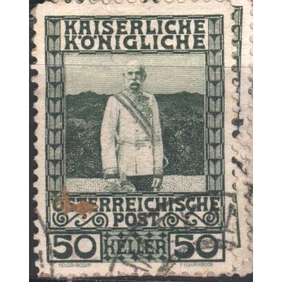 Austria 1908 - SG200 - 50h green - Francis Joseph 1 - used