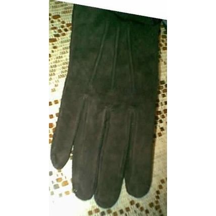 NEW WOMENS ISOTONER BROWN GENUINE LEATHER VELOUR XL GLOVES GORGEOUS