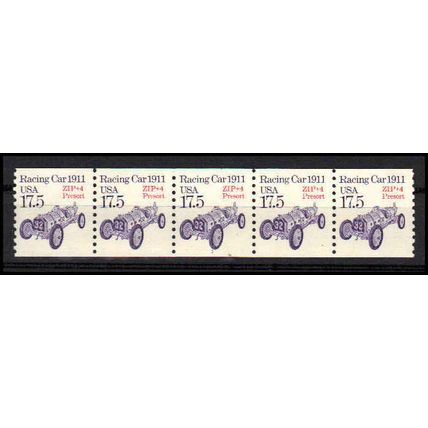 2262a 17.5c Race Car Very Fine MNH Dry Gum PNC 1/5 X1039