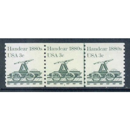 1898 3c Handcar Very Fine MNH Dry Gum PNC 1/3 W0472