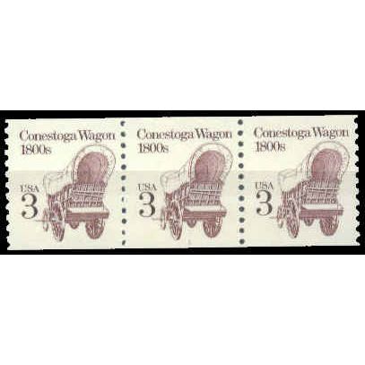 2252 3c Conestoga Wagon Fine MNH Dry Gum PNC 1/3 W1346