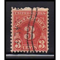 Used J82a 3c Postage Due Barely Clears K1448