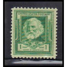 864 1c Henry Longfellow Fine MNH KA4054