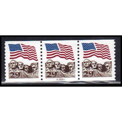 2523A 29c U.S. Flag Very Fine MNH PNC A22211/3 KA9289