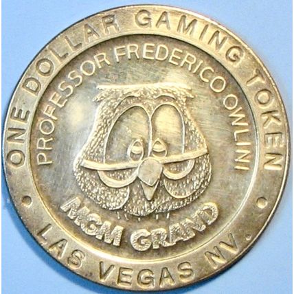 MGM Grand. $1 Casino Token. Las Vegas, NV. Federico Owlini. R85.