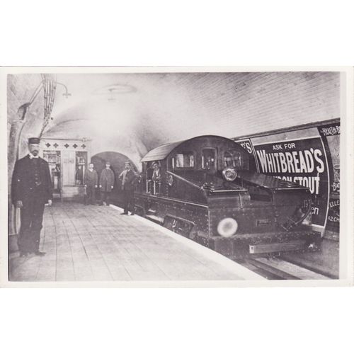 Railway Photo Central London Bo-Bo Loco & Staff Transport Undergound