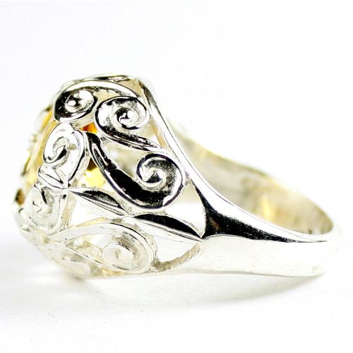 Citrine, 925 Sterling Silver Ring, SR313