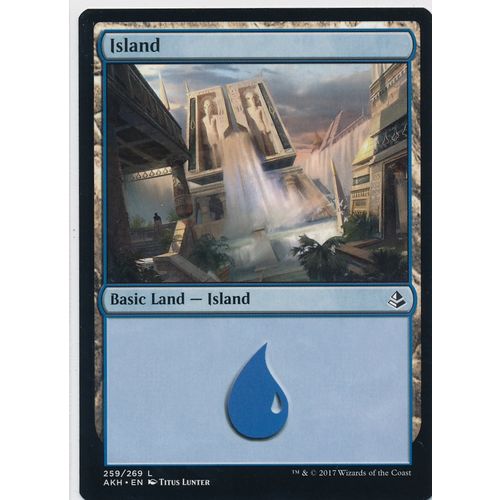 Magic the Gathering MTG Amonkhet 259/269 Island