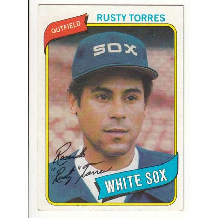 1980 Topps baseball card 36 Rusty Torres – White Sox