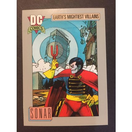 DC Cosmic Cards trading card #108-Sonar, excellent condition!