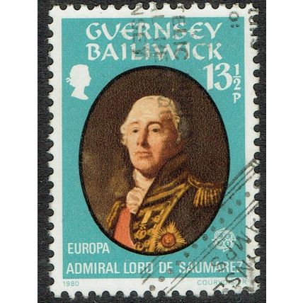 Guernsey 1980 Europa Personalities 13½p Multicoloured SG213 GU