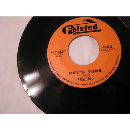Kokomo 45-ASIA MINOR/ROY'S TUNE James Wisner