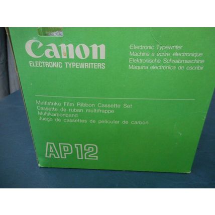 Canon Electronic Typewriters AP12 NOS SEALED Multi-strike Ribbon