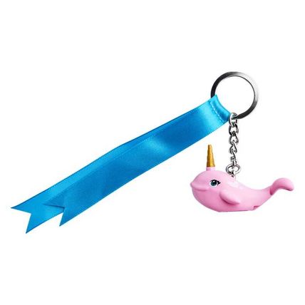 LEGO 854000 - LEGO FRIENDS PINK NARWHAL KEYRING KEYCHAIN - BRAND NEW