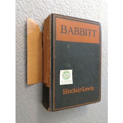 BABBITT by SINCLAIR LEWIS 1922 MOVIE TIE IN EDITION with PHOTOGRAPHS