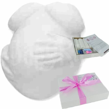 New Belly Casting Kit Pregnancy Bump Plaster Cast New Mum to Be Gift Baby Shower