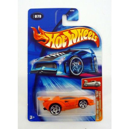 Hot Wheels 'Tooned Lamborghini Countach #079 First Editions Orange Die-Cast 2004