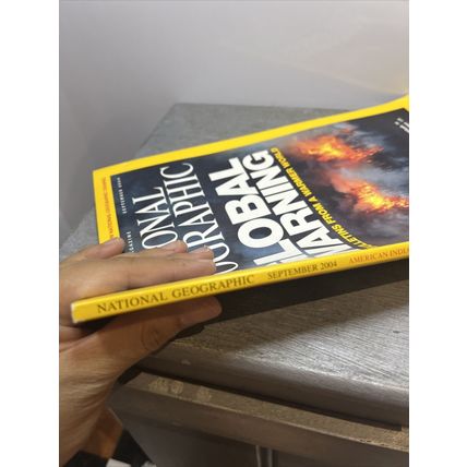 National Geographic Magazine September 2004 Global Warning Vintage Collectible