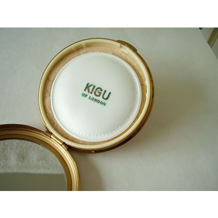 Kigu Christmas Rose New Unused Powder Compact Vintage Loose & Cream Convertible