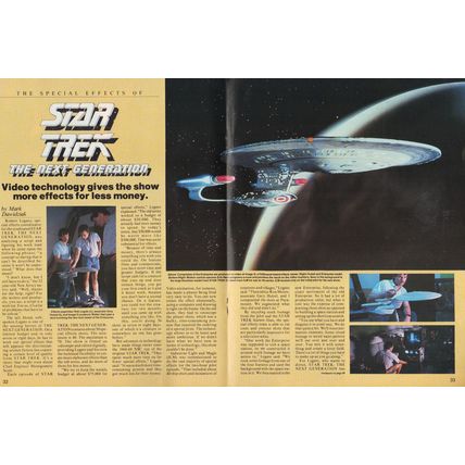 Magazine: Cinefantastique "Star Trek Next Generation" - Mar 1989