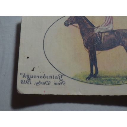 1933 Player's Cigarettes Derby & Grand National Winners (Transfers) # 11 of 50