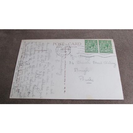 1934 fr Simmonds RP Postcard - East Cliffs, Clacton on sea - Essex