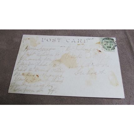 1909 real photo Postcard - Penshurst Village scene - Sevenoaks, Kent