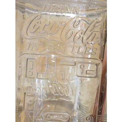 Vintage 1997 Coca Cola Santa Coke Machine 20 Oz Heavy Solid Glass Drinking Mug