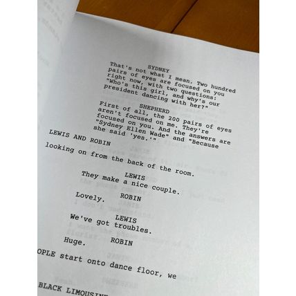 The American President Script Signed- Autograph Reprints- Michael Douglas