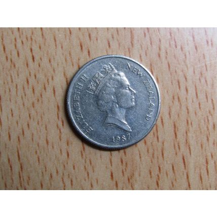 New Zealand 1987 5 Cents Coin