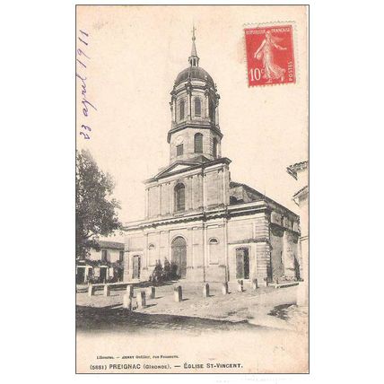 33 - Preignac - Eglise st Vincent