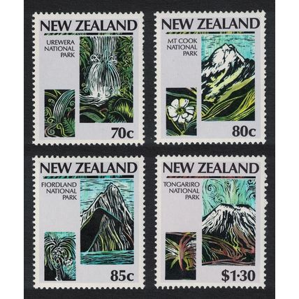 New Zealand National Parks Movement 4v 1987 MNH SG#1428-1431 Sc#876-879