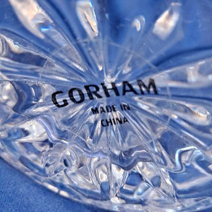 Vintage Gorham Crystal LADY ANNE Glass CREAMER Milk Jar Cup Mug 3 1/8"