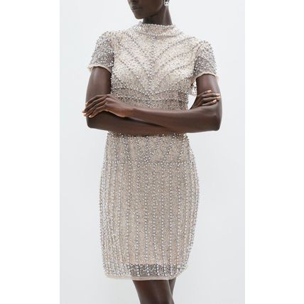 COAST Embellished Capped Sleeve Pencil Dress BNWT