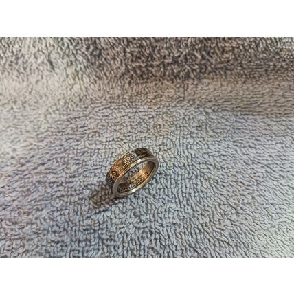 Oklahoma 90% Silver Handcrafted Washington Quarters coin ring, size 7- 1/2 2008