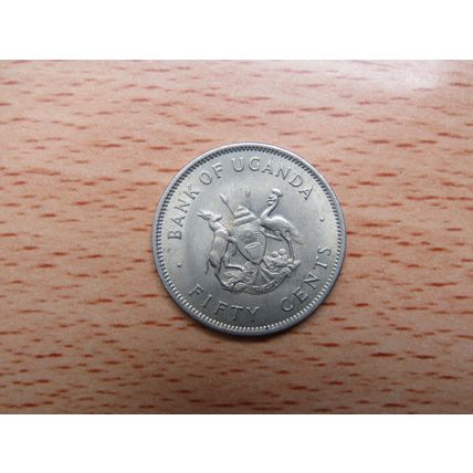 Uganda 1966 50 Cents Coin