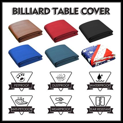 K-Musculo Pool Table Cover, Heavy Duty Leatherette Billiard Table Cover, Waterpr