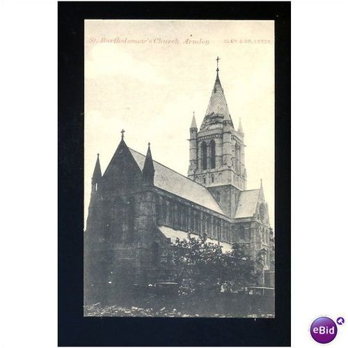 Yorkshire ARMLEY Church Postcard by Glen