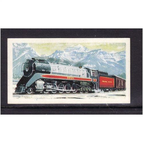 Brook Bond TRANSPORT THROUGH THE AGES No 19 Modern Steam Locomotive Mint