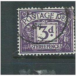 gb postage due used 3d sgd60 fu