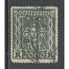 Austria.SG506 2000k Green on Yellow.Fine Used.Dec14