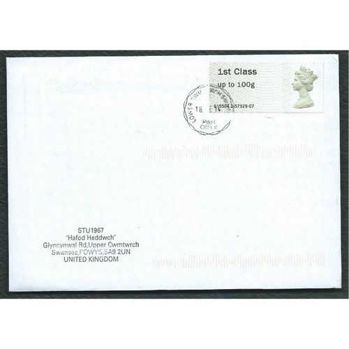 2014 1ST (UP TO 100g) POST & GO (MA11) ON COVER (EBID37-100)