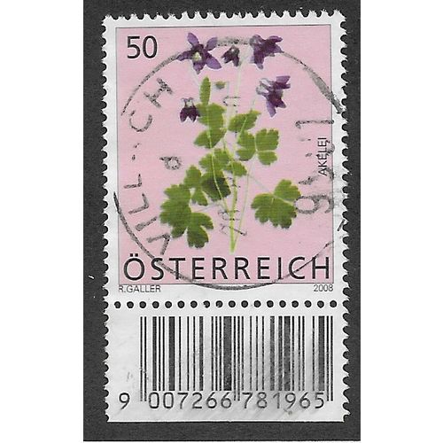 AUT 2008 50c 'FLORA DEFINITIVES ' FINE USED (EBID56-301)