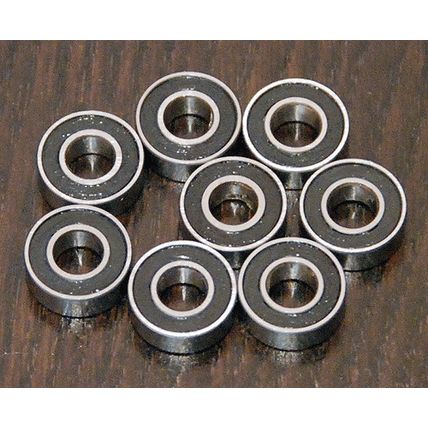 (8pcs) DURATRAX MAXIMUM BX / MT / ST Rubber Sealed Ball Bearing Set