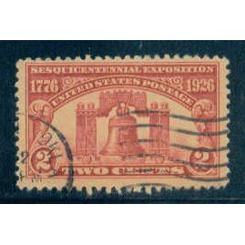 Used 627 2c Liberty Bell Fine M06771