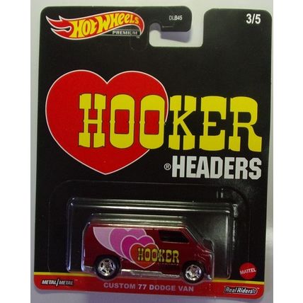 HOT WHEELS ' HOOKER HEADERS ' Custom 77 Dodge Van (2020)